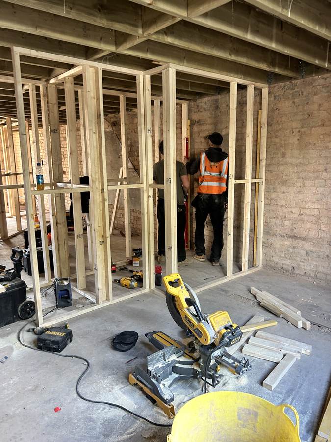 Franchise Court Flats · During Build