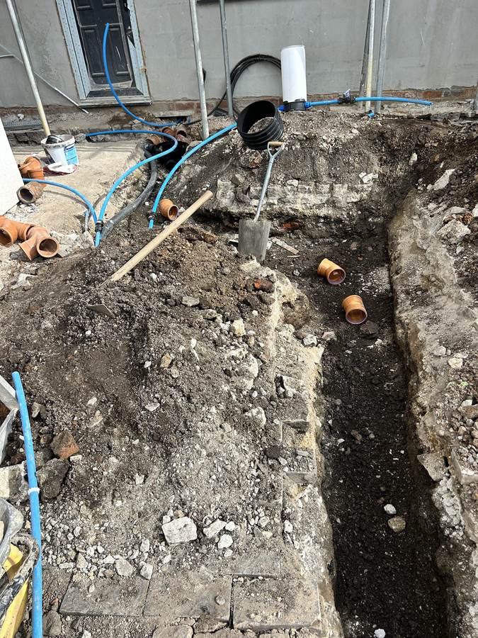 Franchise Court Townhouses · During Build