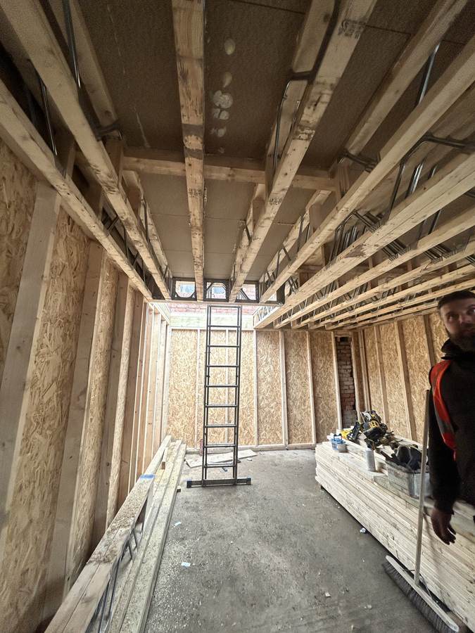 Franchise Court Townhouses · During Build