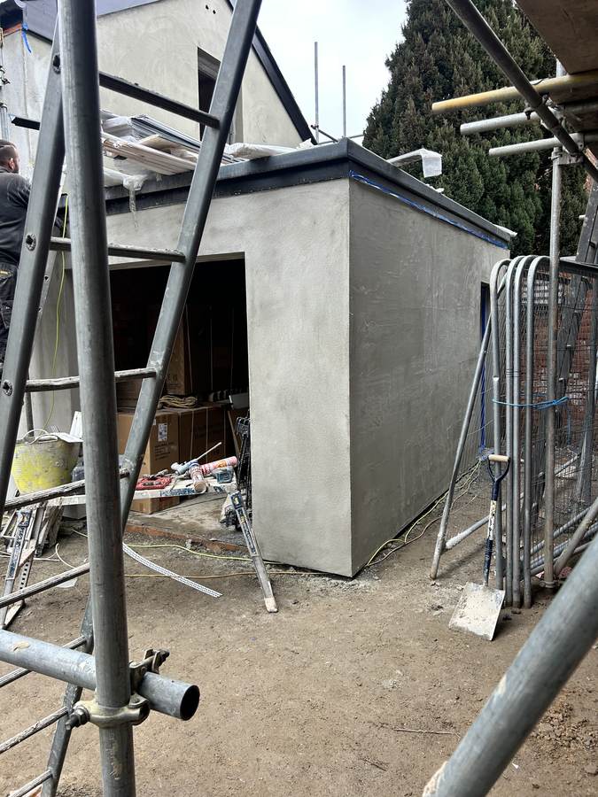 Franchise Court Townhouses · During Build